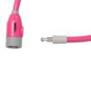 Imagen de Cable candado con llaves, color rosa (65 cms) CCR-65