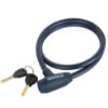 Imagen de Cable candado con llaves, color azul marino (1 mt)  C-121M