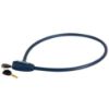 Imagen de Cable candado con llaves, color azul marino (1 mt)  C-121M