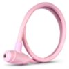 Imagen de Cable candado con llaves, color rosa (1 mt) C-121R