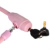 Imagen de Cable candado con llaves, color rosa (1 mt) C-121R