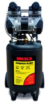 Imagen de Compresor de aire 2.5 HP (50 lts) LIBRE DE ACEITE CALA-2.5HP