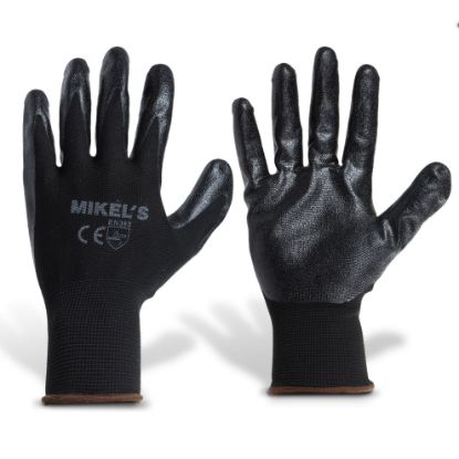 Imagen de Guantes para trabajo de nylon con espuma de nitrilo (G) GEN-2G