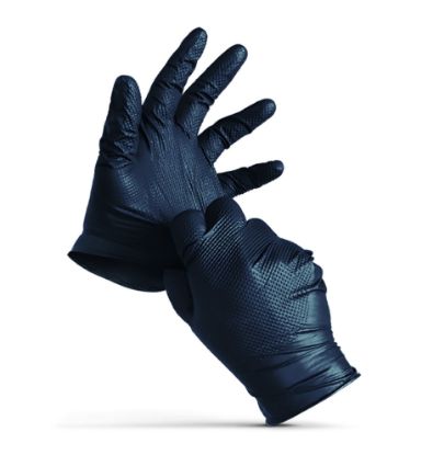 Imagen de Guantes de nitrilo desechables, caja con 100 pzas (M/G) EPPG-25GM